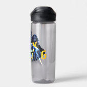 Zwart Lightning Heroes Graphic Waterfles (Achterkant)