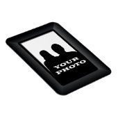 Zwart Lijst - uw Premium-fotomagneetSjabloon Magneet (Rechterzijde)