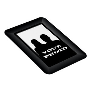 Zwart Lijst - uw Premium-fotomagneetSjabloon Magneet