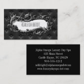 zwart Lijst Visitekaartje (Voorkant / Achterkant)