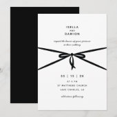 ZWART LINT EN BOOG KAART (Voorkant / Achterkant)