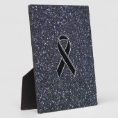 Zwart lintdecor fotoplaat (Zijkant)