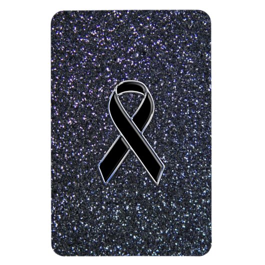 Zwart lintdecor magneet (Verticaal)