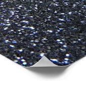 Zwart lintdecor poster (Hoek)