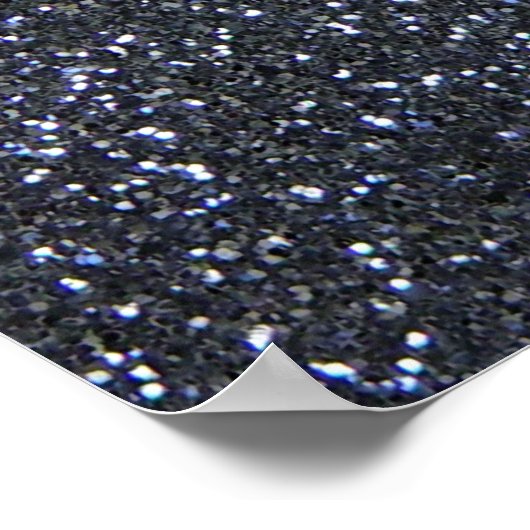 Zwart lintdecor poster (Hoek)