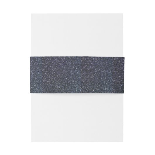 Zwart lintdecor uitnodigingen wikkel (Achterkant Voorbeeld)