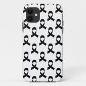 Zwart lintpatroon Case-Mate iPhone case (Achterkant)