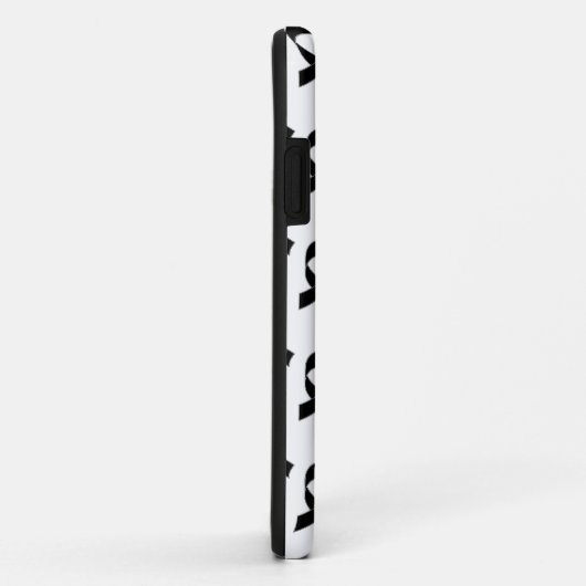 Zwart lintpatroon Case-Mate iPhone case (Achterkant/rechts)