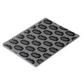 Zwart Lippenpatroon Notitieboek (Linkerzijde)