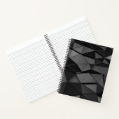 Zwart Low-Poly Bullet Journal / Lined Notitieboek (Binnen)