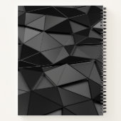 Zwart Low-Poly Bullet Journal / Lined Notitieboek (Achterkant)