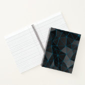 Zwart Low-Poly Bullet Journal / Lined Notitieboek (Binnen)