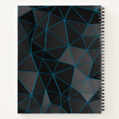 Zwart Low-Poly Bullet Journal / Lined Notitieboek (Achterkant)