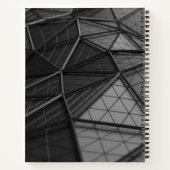 Zwart Low-Poly Bullet Journal / Lined Notitieboek (Achterkant)