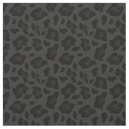 Zwart luipaard patroon Dierenprint Stof