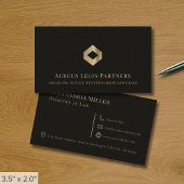 Zwart Luxe Logo Visitekaartje
