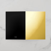 Zwart  maak je eigen folie feestdagenkaart (Buiten Laag)