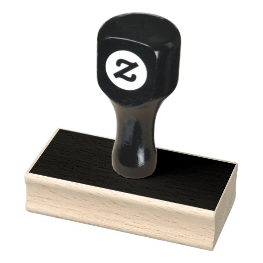 Zwart maak je eigen rubberstempel (Stempel)