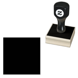 Zwart maak je eigen rubberstempel