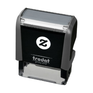 Zwart maak je eigen zelfinktende stempel