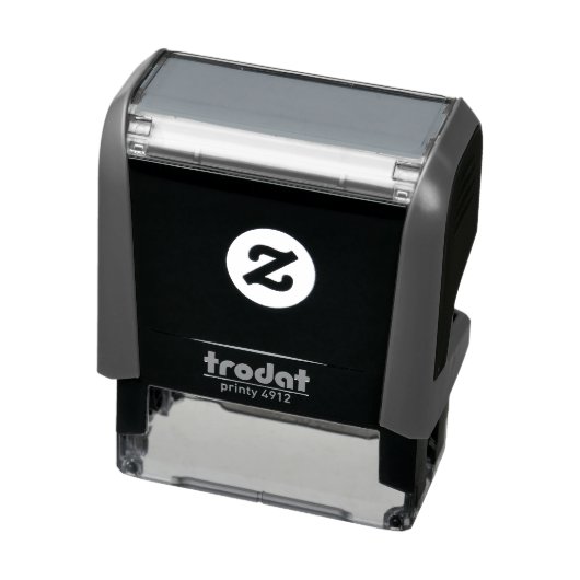 Zwart maak je eigen zelfinktende stempel (Product)