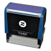 Zwart maak je eigen zelfinktende stempel (Product)