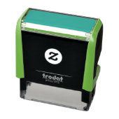 Zwart  maak je eigen zelfinktende stempel (Product)