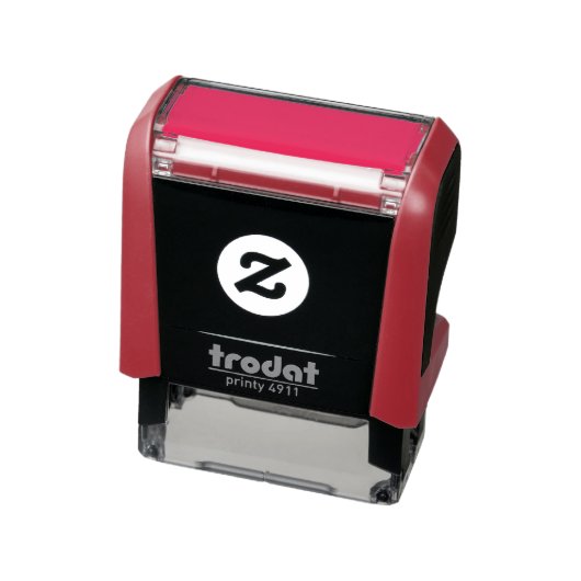Zwart maak je eigen zelfinktende stempel (Product)