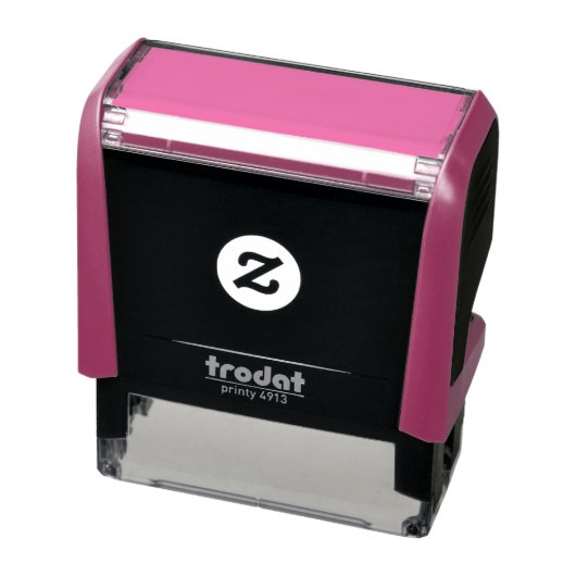 Zwart  maak je eigen zelfinktende stempel (Product)