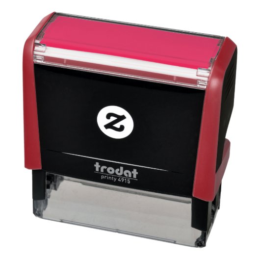 Zwart maak je eigen zelfinktende stempel (Product)