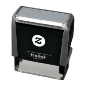 Zwart maak je eigen zelfinktende stempel (Product)