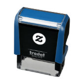 Zwart maak je eigen zelfinktende stempel (Product)