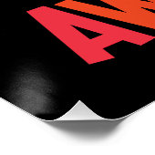 Zwart maakt elke dag Geweldige Perfect Poster (Hoek)