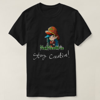 Zwart Mad Munchkin, Creatief Shirt