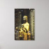 Zwart Madonna Montserrat Canvas Print (Voorkant)