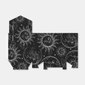 Zwart Magic Hemelse Zon Maan Sterren Party Bedankdoosjes (Uitgevouwen)