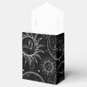 Zwart Magic Hemelse Zon Maan Sterren Party Bedankdoosjes (Geopend)