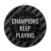 Zwart Man Cave Quote Dartbord (Voorkant)