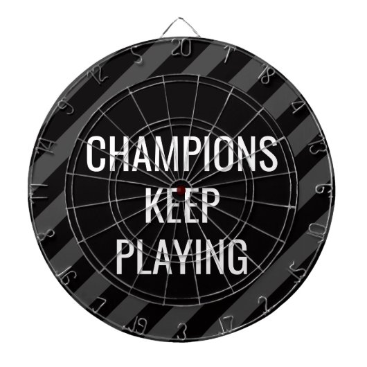 Zwart Man Cave Quote Dartbord (Voorkant)