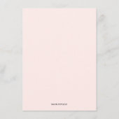 Zwart Manuscript dat de Bride Best Shower Game ken Informatiekaartje (Achterkant)