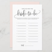 Zwart Manuscript hoe oud het spel van de Bride Sho (Voorkant / Achterkant)