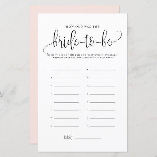 Zwart Manuscript hoe oud het spel van de Bride Sho (Voorkant / Achterkant)