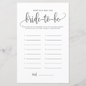 Zwart Manuscript hoe oud het spel van de Bride Sho (Voorkant)