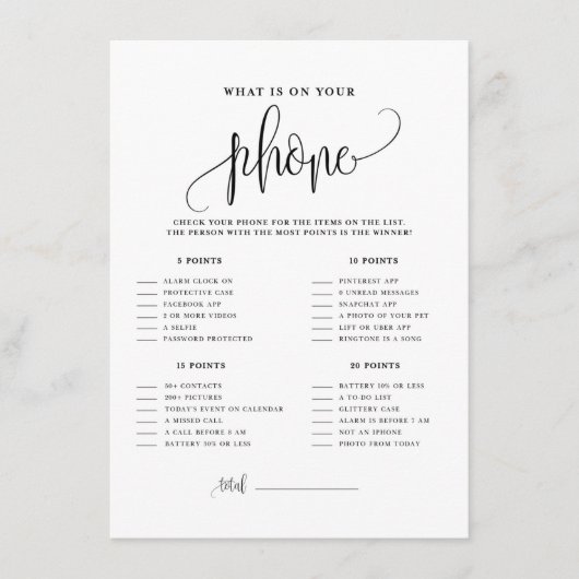 Zwart Manuscript wat op Uw Spel van de Schoetser v Informatiekaartje (Voorkant)