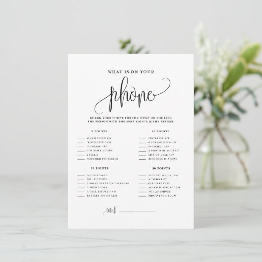 Zwart Manuscript wat op Uw Spel van de Schoetser v Informatiekaartje (Staand voorkant)