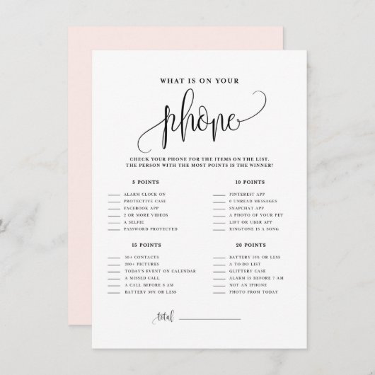 Zwart Manuscript wat op Uw Spel van de Schoetser v Informatiekaartje (Voorkant / Achterkant)