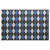 Zwart | marine | Crème Argyle Pattern Stof (Fat Quarter)