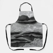 ZWART MARMER AGAAT GOUDEN GLITTER GLAM SCHORT (Voorkant)