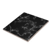 Zwart marmer effect tegel tegeltje (Zijkant)