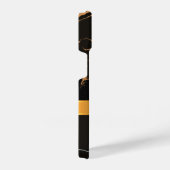 Zwart marmer en lint iPhone hoesje (Rechterkant)